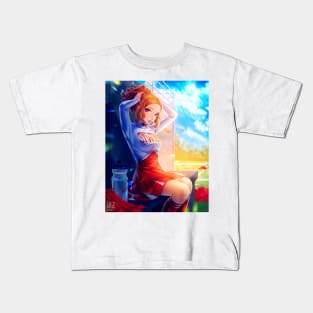 Cheerleader Haru Okumura Kids T-Shirt